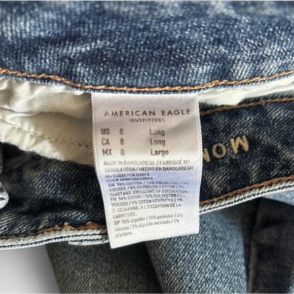 American Eagle Outfitters Dark Blue Straight Jeans - Picture 6 of 6